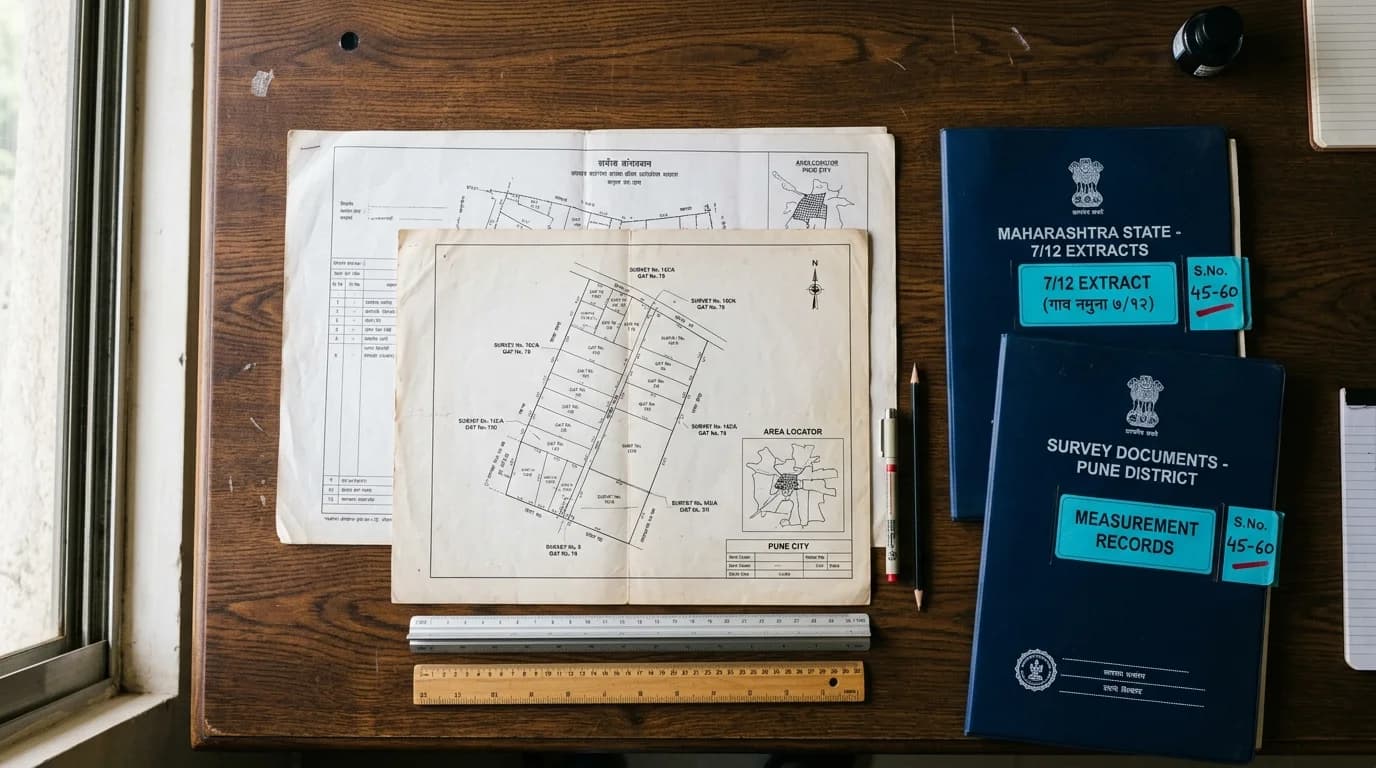 Organised land approval documents and maps